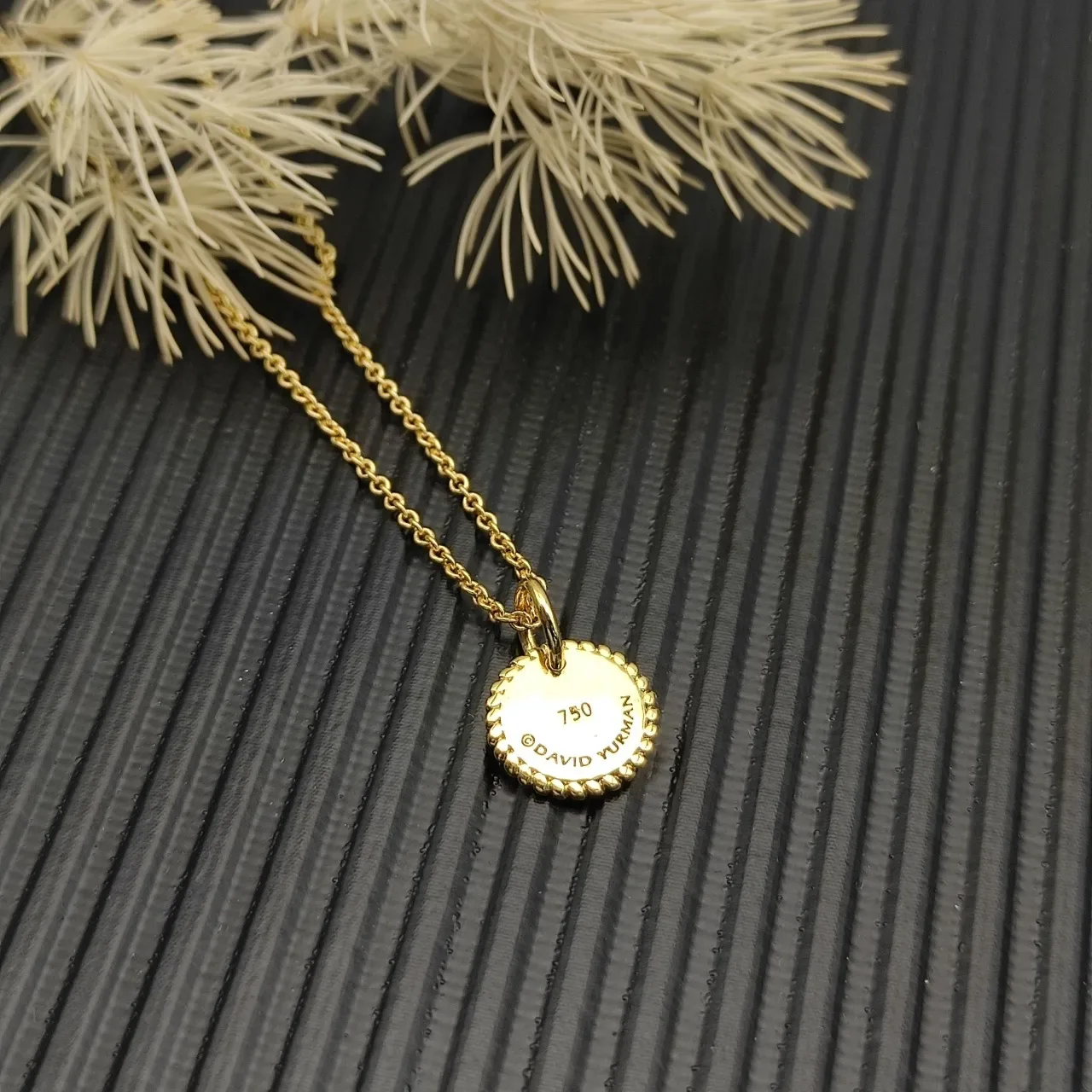 Gold Multicolor Rope-Edge Circular Pendant Pavé-Set Rainbow Gemstone Arc Necklace 9