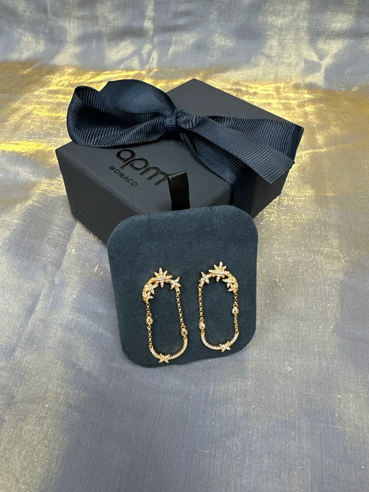 Gold Silver Crystal-Embellished Jewelry 8