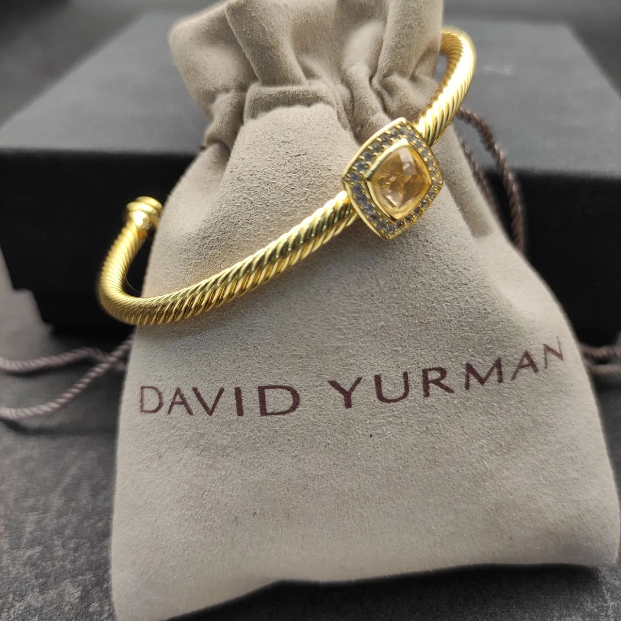 Gold Silver Twisted Rope Wire Open Cuff Bracelet 5
