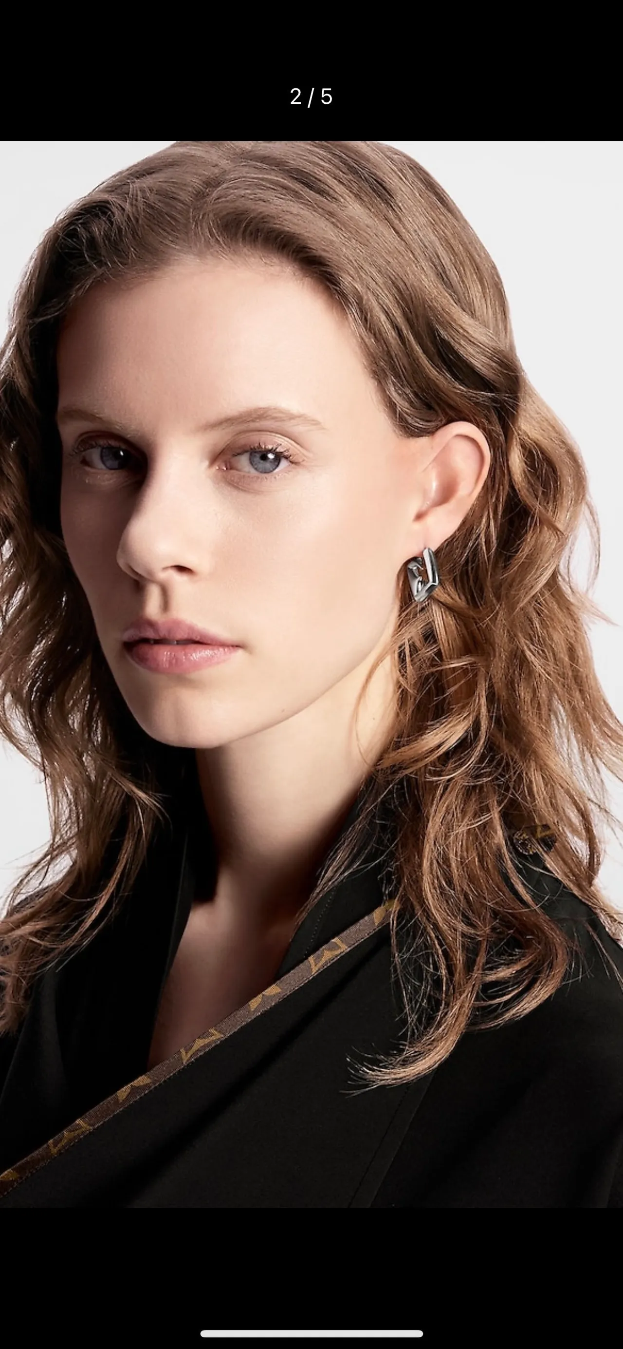 Gold-Tone Geometric Open-Frame Sculptural Earrings 9
