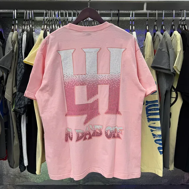 Graphic Print Rhinestone-Back Oversized T-Shirt 11