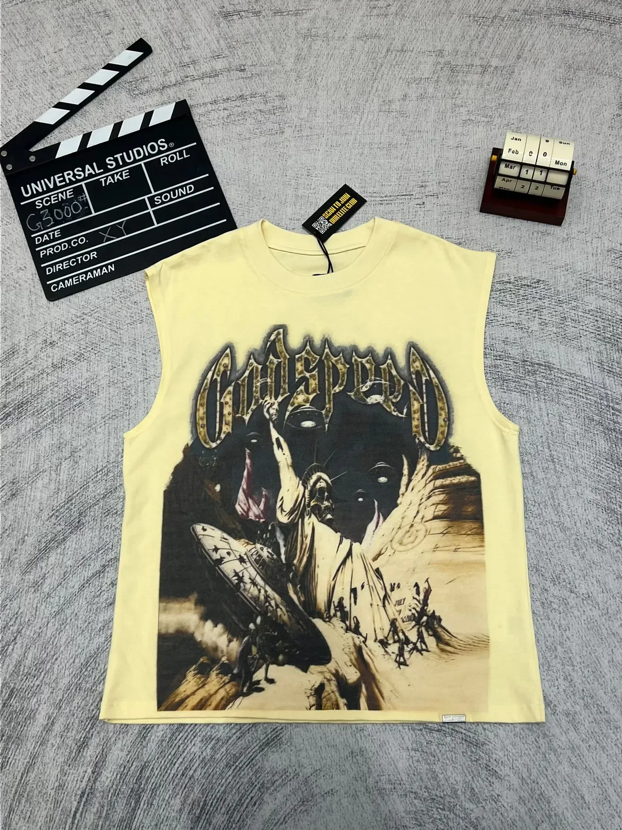Graphic Print Sleeveless Vest Top 3