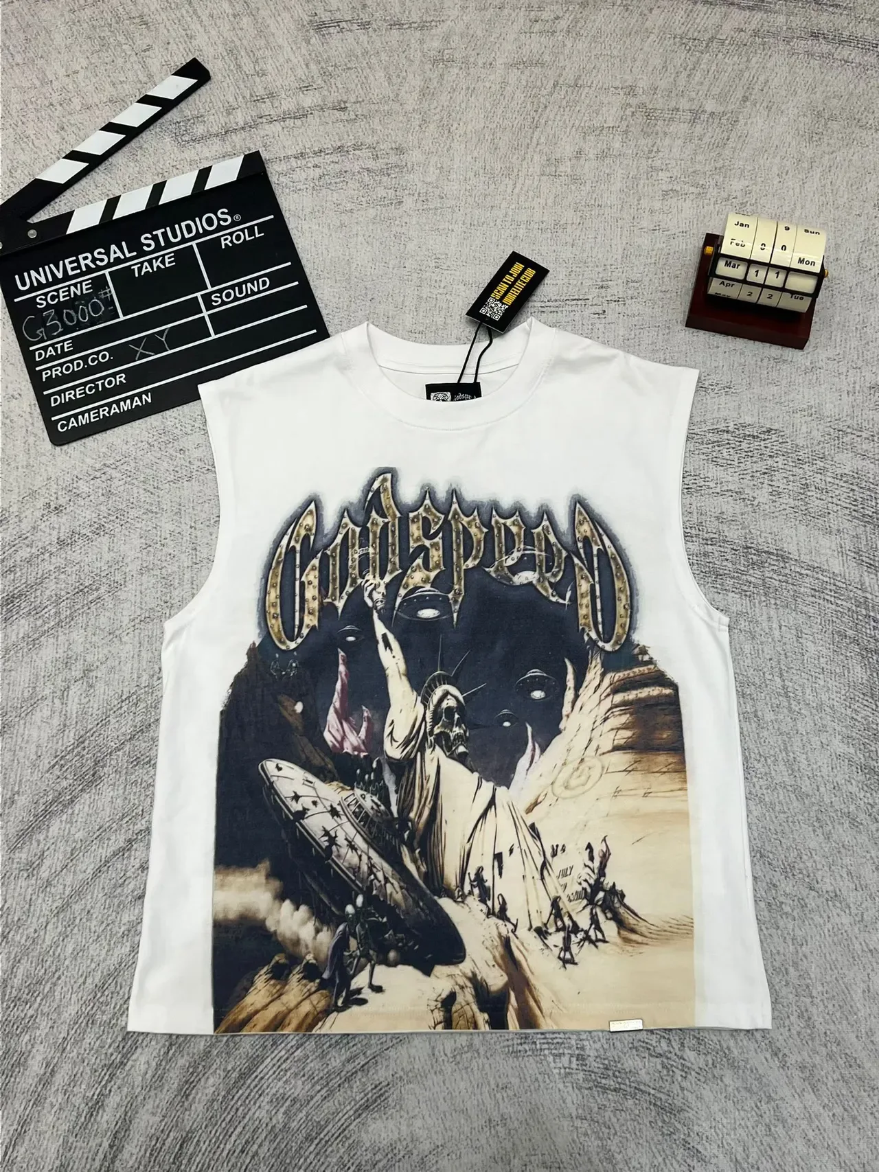 Graphic Print Sleeveless Vest Top 5
