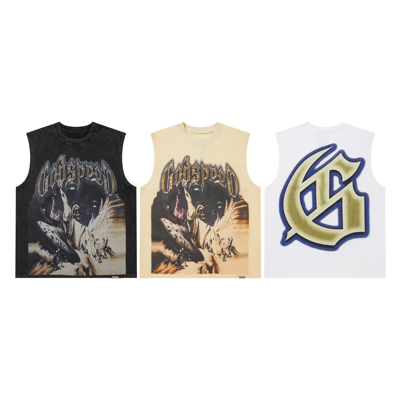 Graphic Print Sleeveless Vest Top 11
