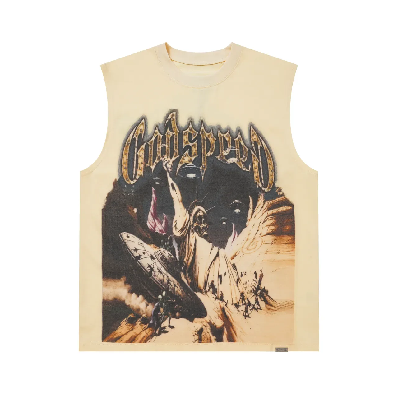 Graphic Print Sleeveless Vest Top 16