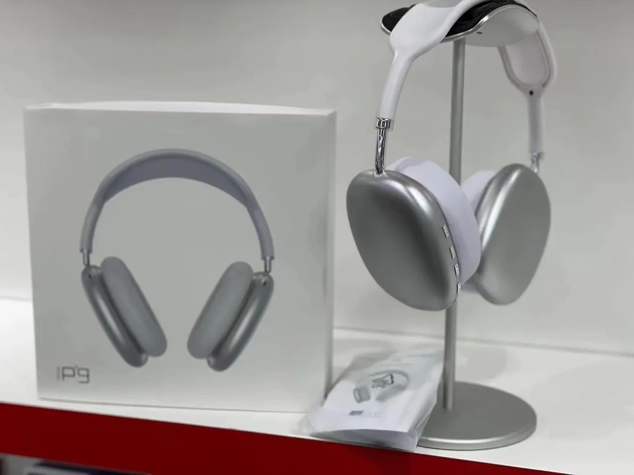 Green Gray Sleek Modern Translucent Glossy Earcups Over-ear Headphones 8