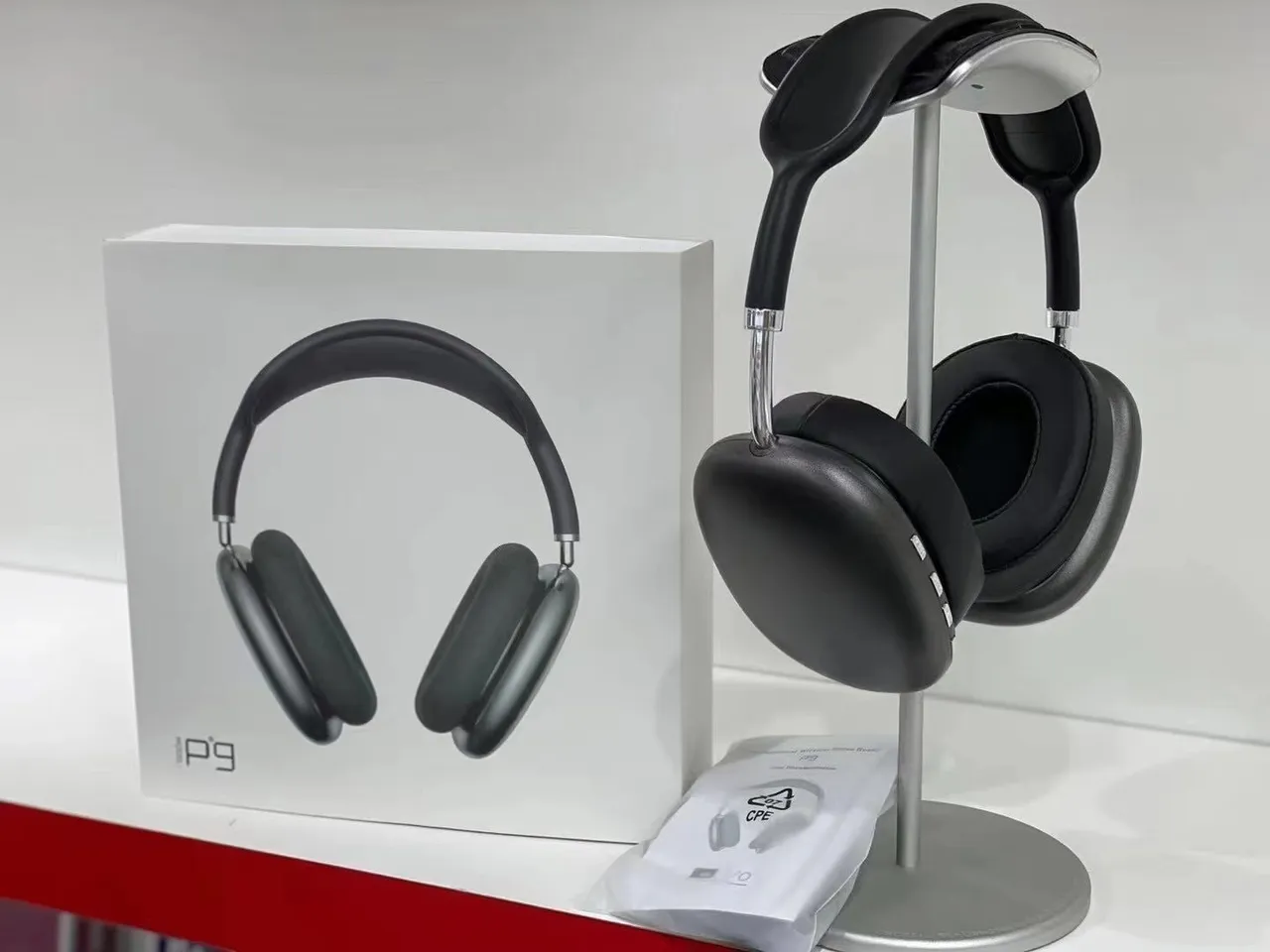 Green Gray Sleek Modern Translucent Glossy Earcups Over-ear Headphones 10