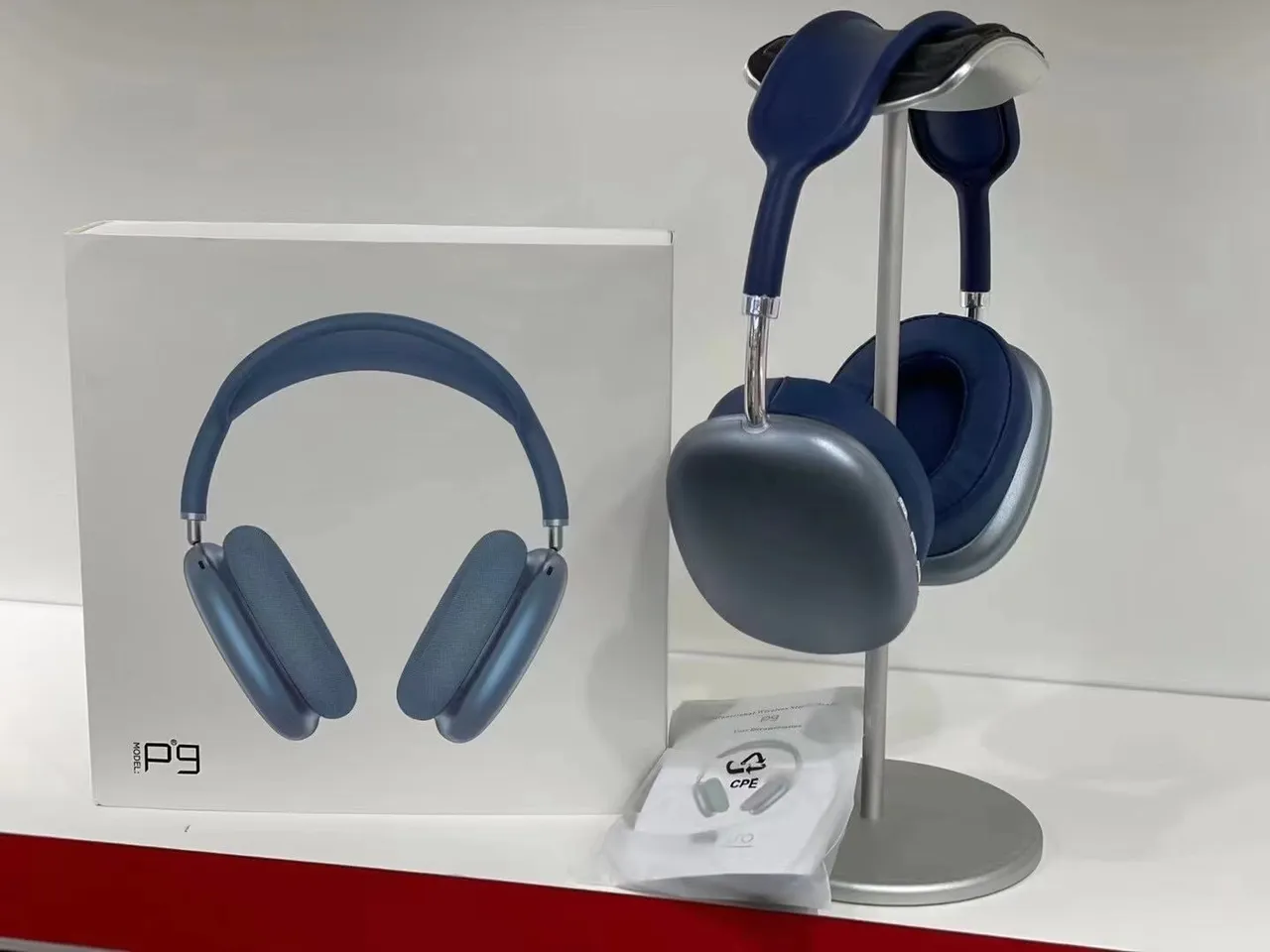 Green Gray Sleek Modern Translucent Glossy Earcups Over-ear Headphones 11
