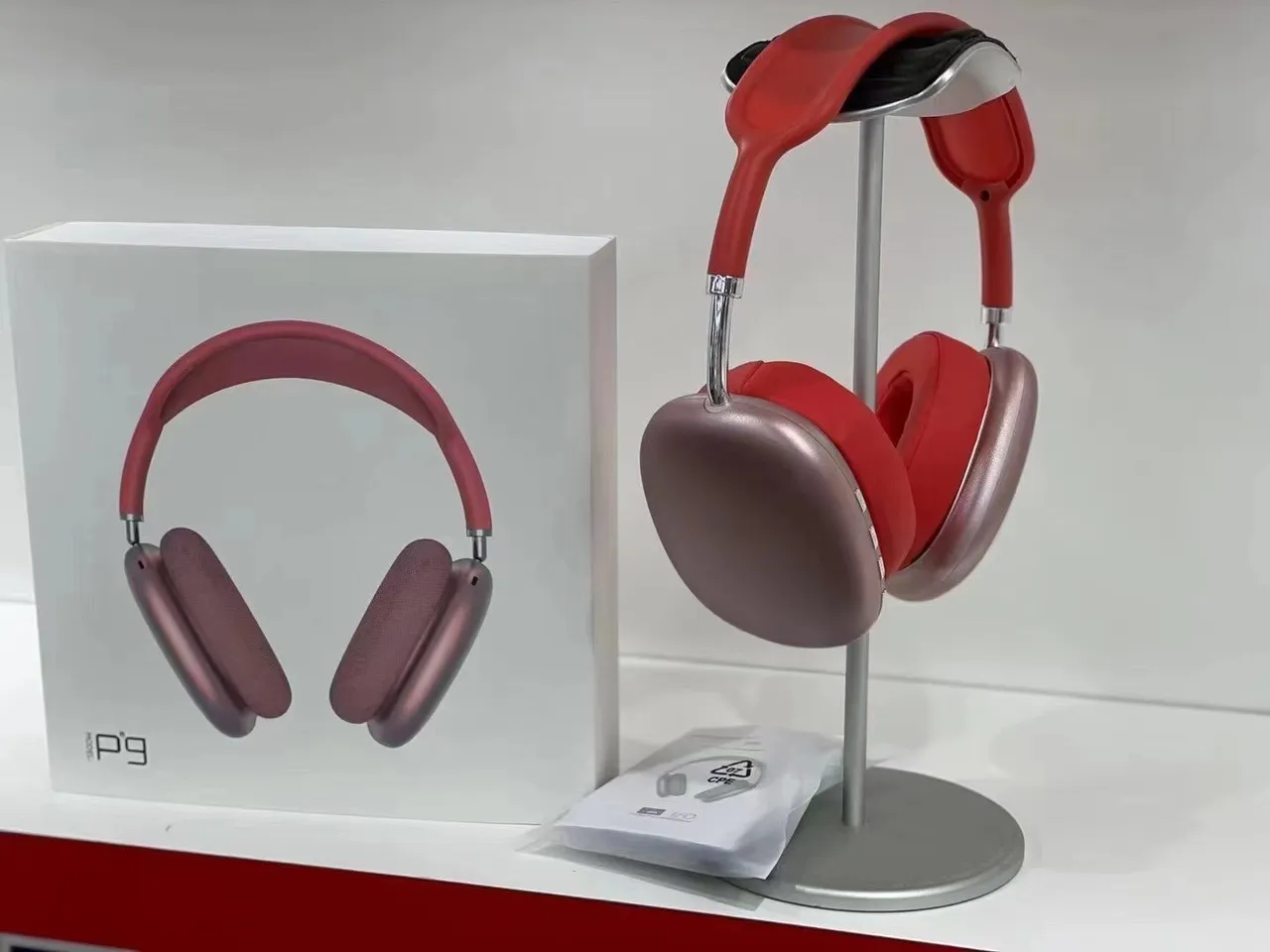 Green Gray Sleek Modern Translucent Glossy Earcups Over-ear Headphones 12