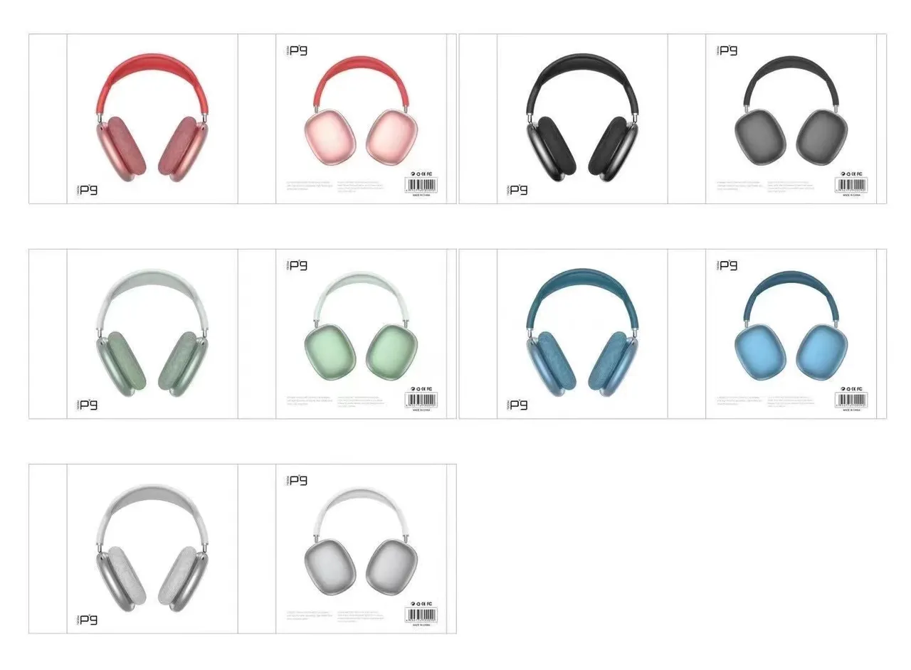 Green Gray Sleek Modern Translucent Glossy Earcups Over-ear Headphones 14