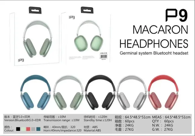 Green Gray Sleek Modern Translucent Glossy Earcups Over-ear Headphones 18
