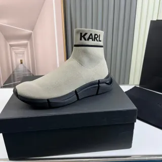 KARL Sock-Fit Knit Slip-On Lifestyle Sneakers