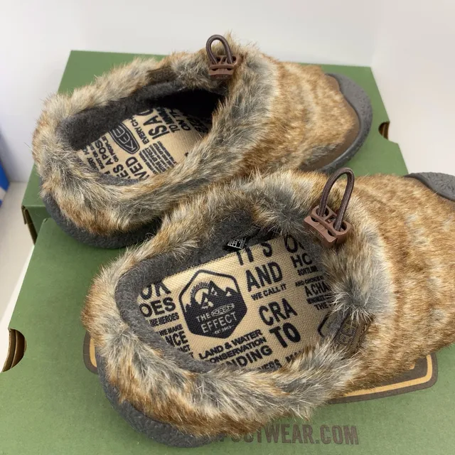 Keen Howser Beige Brown Slip-On Shearling-Lined Casual Shoes 10