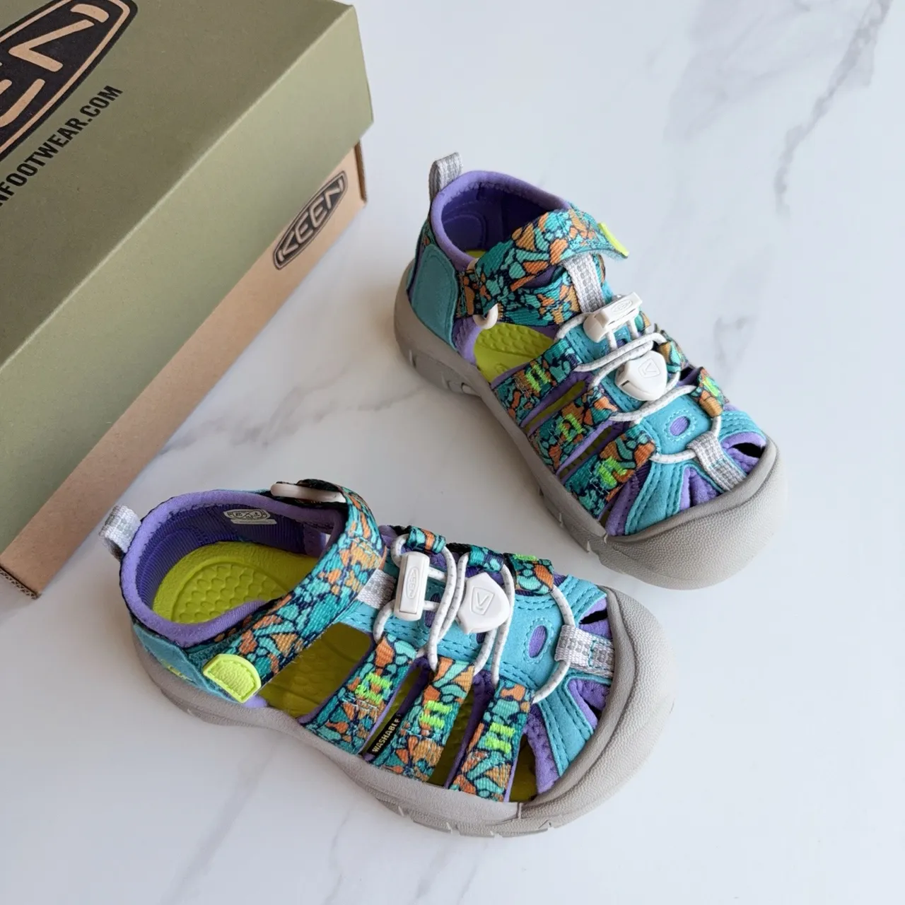 Keen Multicolor Beige Open-Toe Multi-Strap Casual Sandals 10