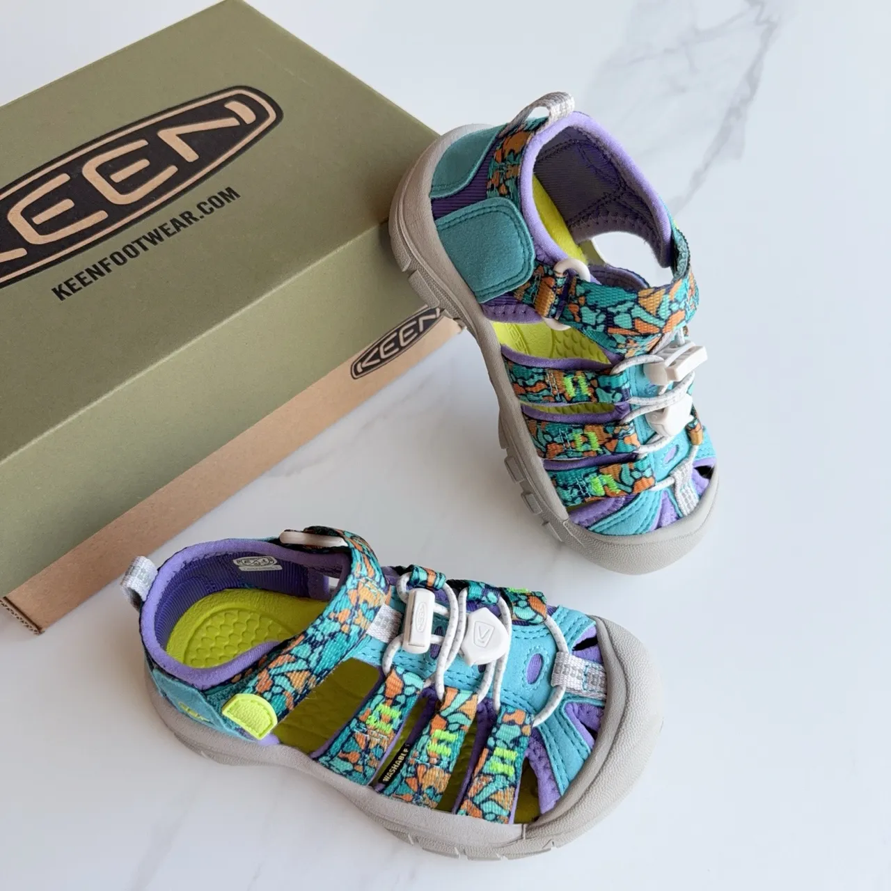 Keen Multicolor Beige Open-Toe Multi-Strap Casual Sandals 12