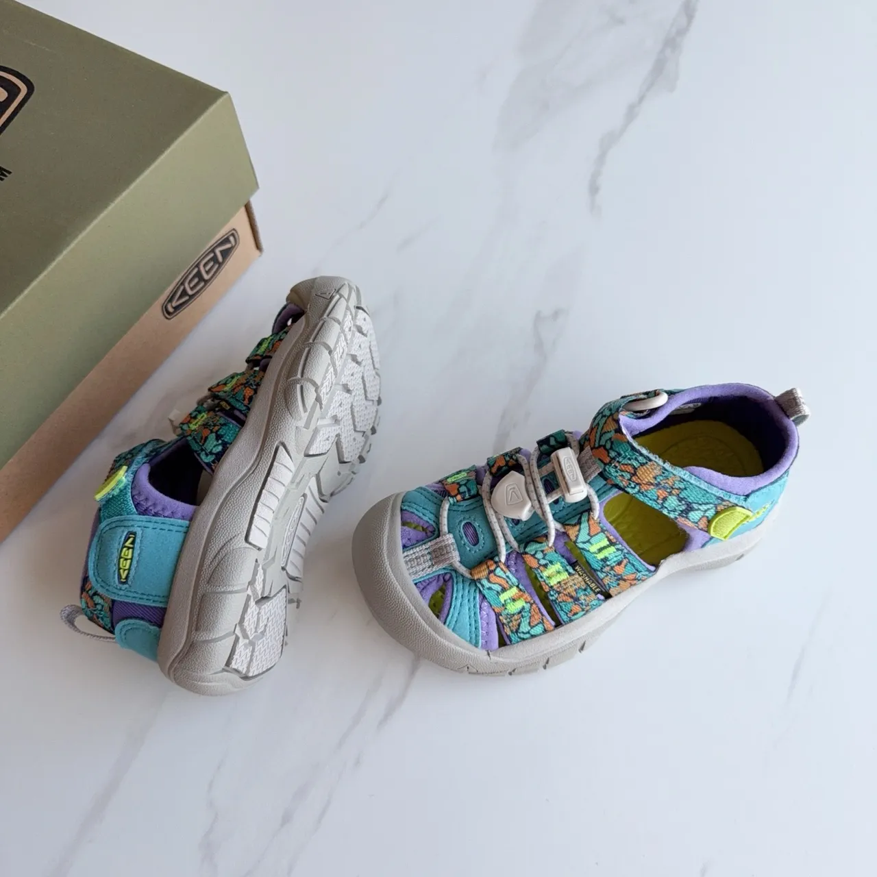 Keen Multicolor Beige Open-Toe Multi-Strap Casual Sandals 14
