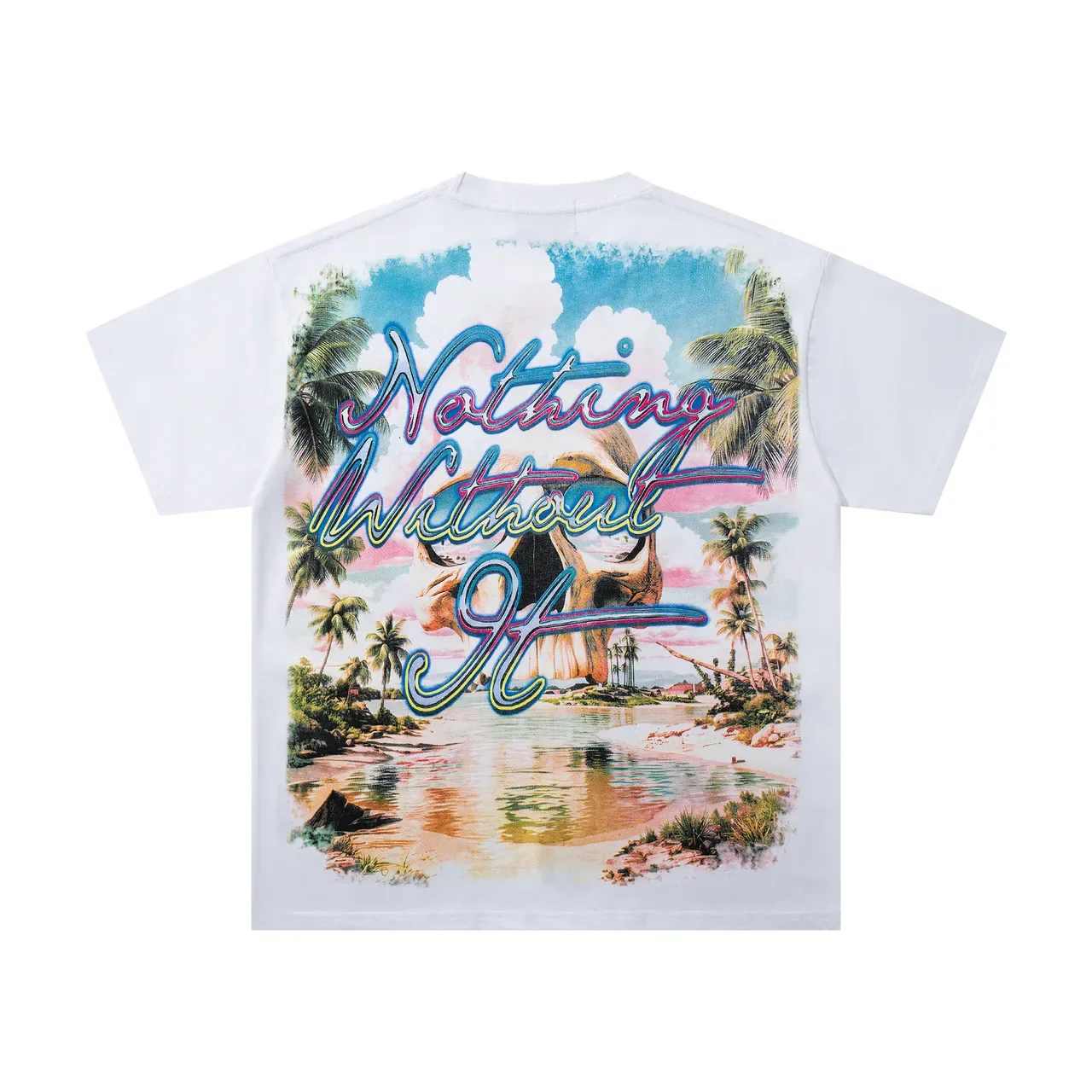 MAJESTIK Graphic-Print Oversized T-Shirt 4