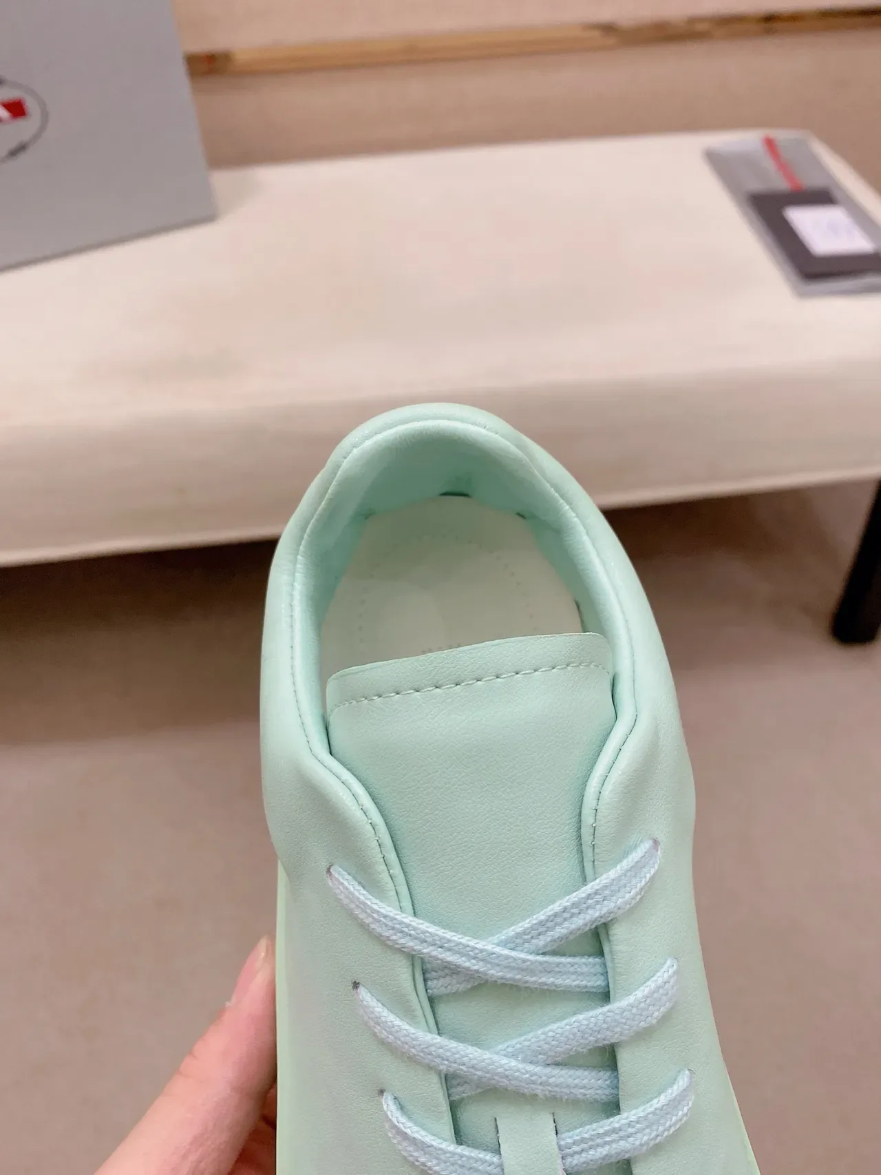 Mint Green Minimalist Low-Top Lifestyle Sneaker 5