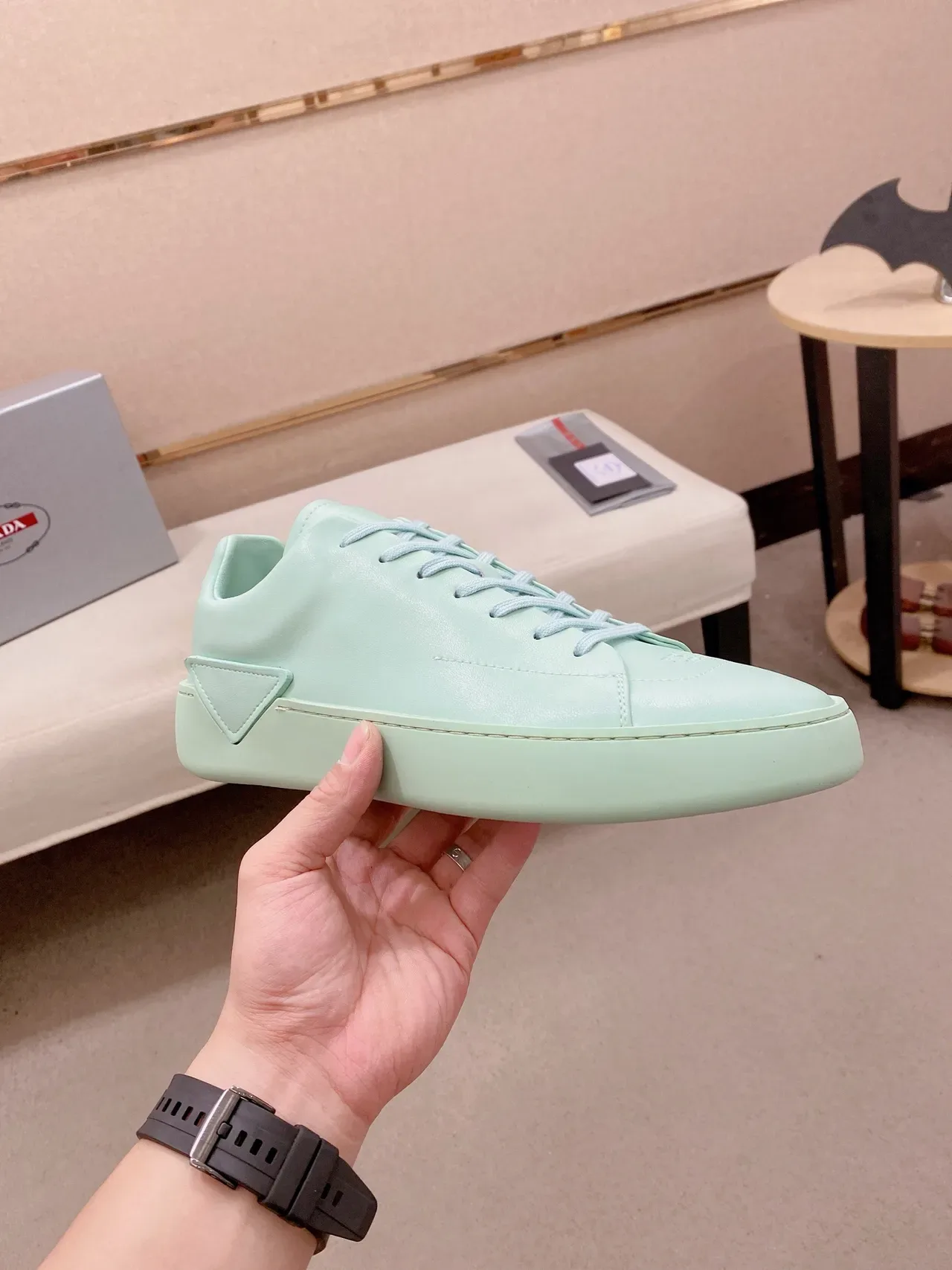 Mint Green Minimalist Low-Top Lifestyle Sneaker 6
