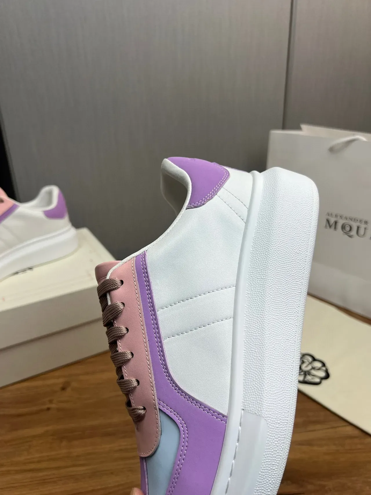 Multi-Color Panelled Platform Sneaker 2