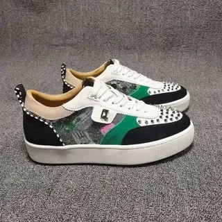 Zapatillas lifestyle de plataforma con studs collage multicolor