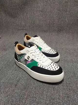 Multicolor Collage-Studded Platform Lifestyle Sneakers 3