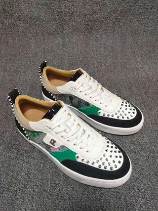 Multicolor Collage-Studded Platform Lifestyle Sneakers 4