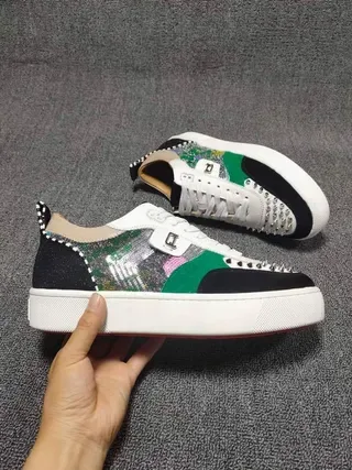 Multicolor Collage-Studded Platform Lifestyle Sneakers 6