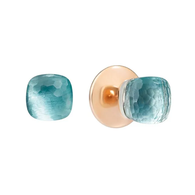 Multicolor Cushion-Cut Faceted Earrings 7