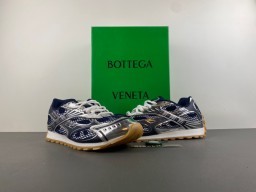 Navy and Silver Metallic Cage Overlay Sneaker 13