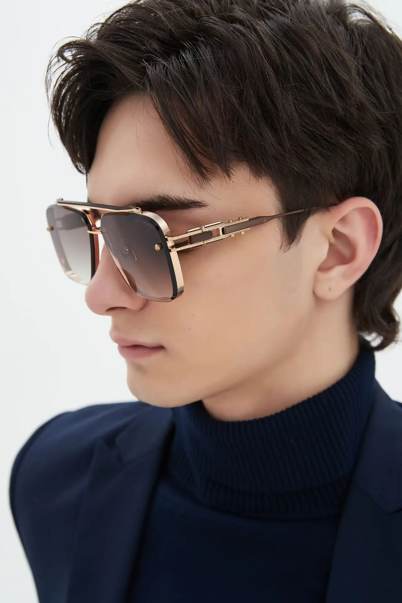 Oversized Square Gradient Lens Sunglasses 2