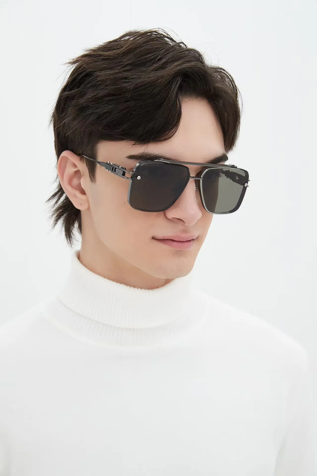 Oversized Square Gradient Lens Sunglasses 3