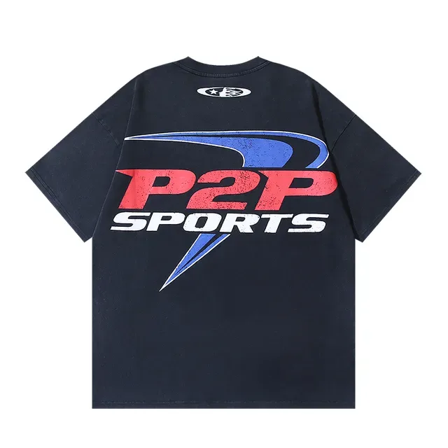 P2P Sports Graphic Oversized T-Shirt 3