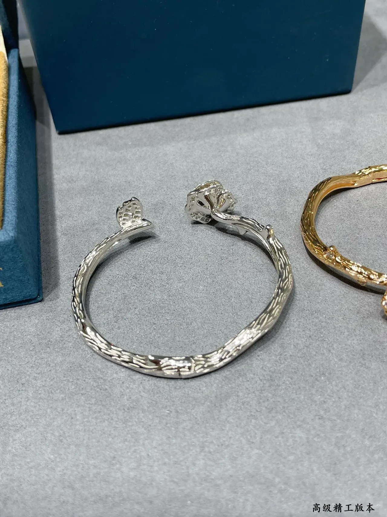 Piaget Rose Collection Pavé Rose Open Cuff Bracelets 5