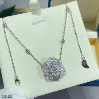 Piaget Rose Pavé قلادة كريستال فورال