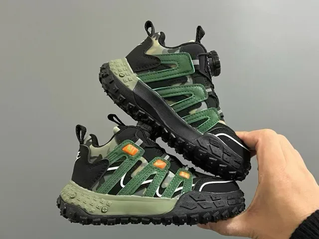 Pink Camo BOA Dial Adventure Sneakers 3