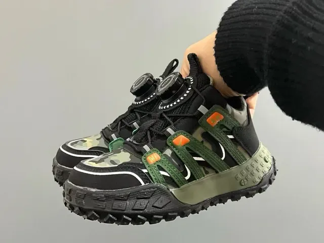 Pink Camo BOA Dial Adventure Sneakers 11