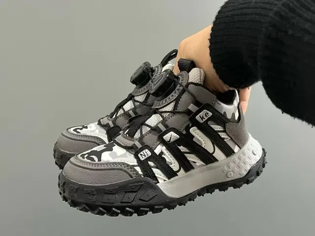 Pink Camo BOA Dial Adventure Sneakers 19