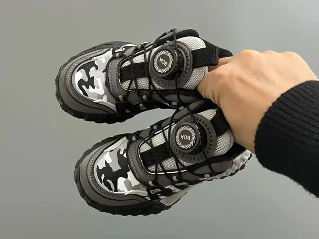 Pink Camo BOA Dial Adventure Sneakers 20