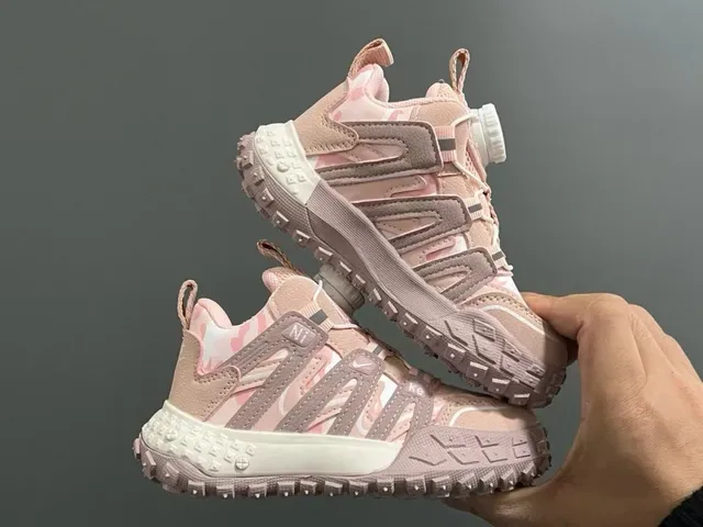 Pink Camo BOA Dial Adventure Sneakers 22