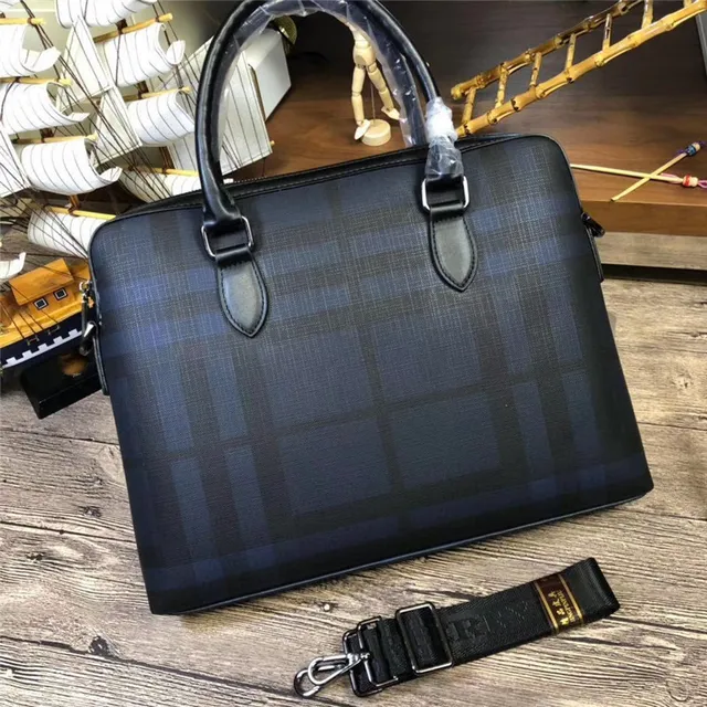 Plaid-Print Structured Top-Handle Boston Bag 2