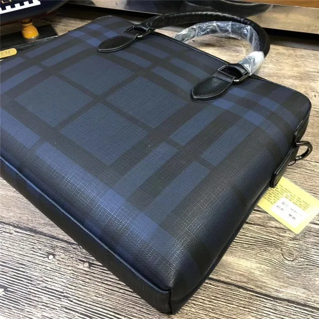 Plaid-Print Structured Top-Handle Boston Bag 4