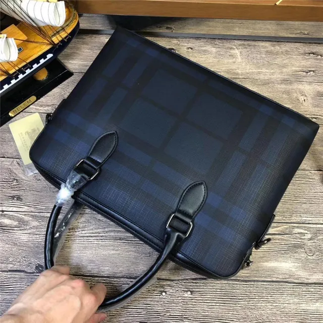Plaid-Print Structured Top-Handle Boston Bag 5