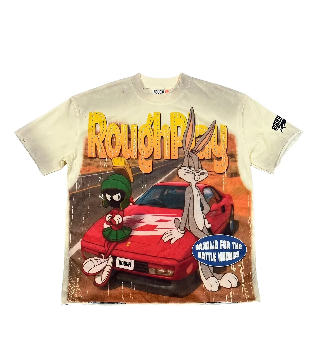Rough Play Bandaid For The Battle Wounds Graphic T-Shirt 2
