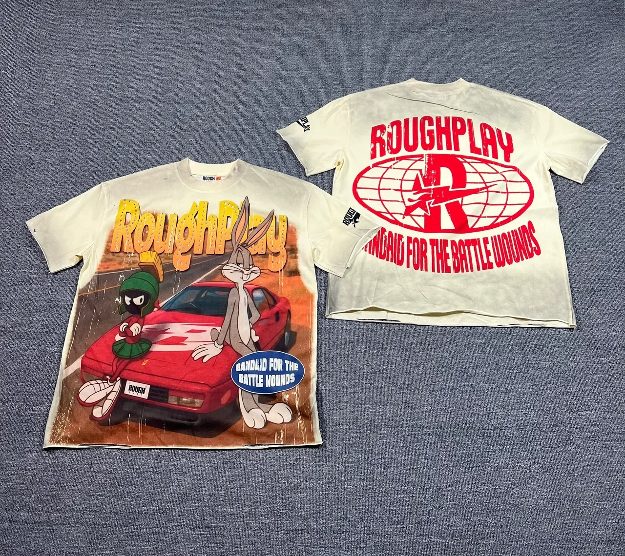 Rough Play Bandaid For The Battle Wounds Graphic T-Shirt 4