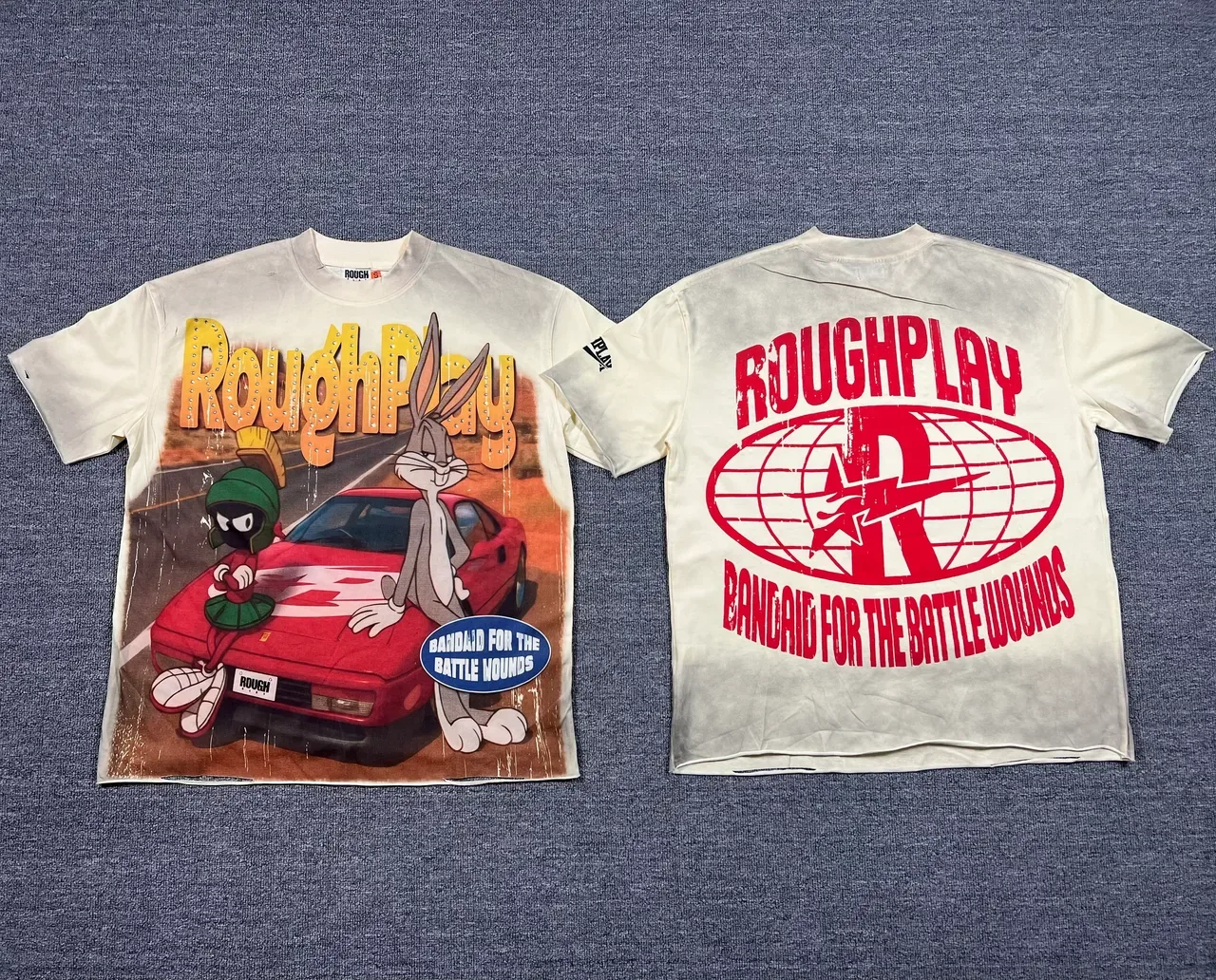 Rough Play Bandaid For The Battle Wounds Graphic T-Shirt 7