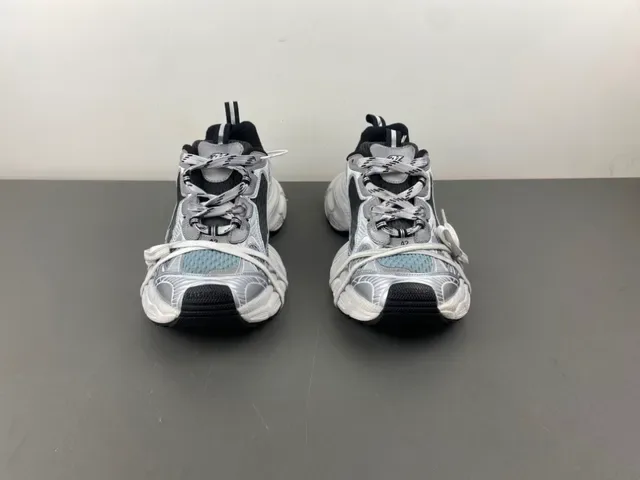 Silver and Black Chunky Lifestyle Sneaker 11
