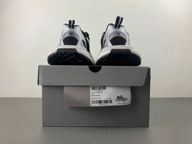 Silver and Black Chunky Lifestyle Sneaker 17