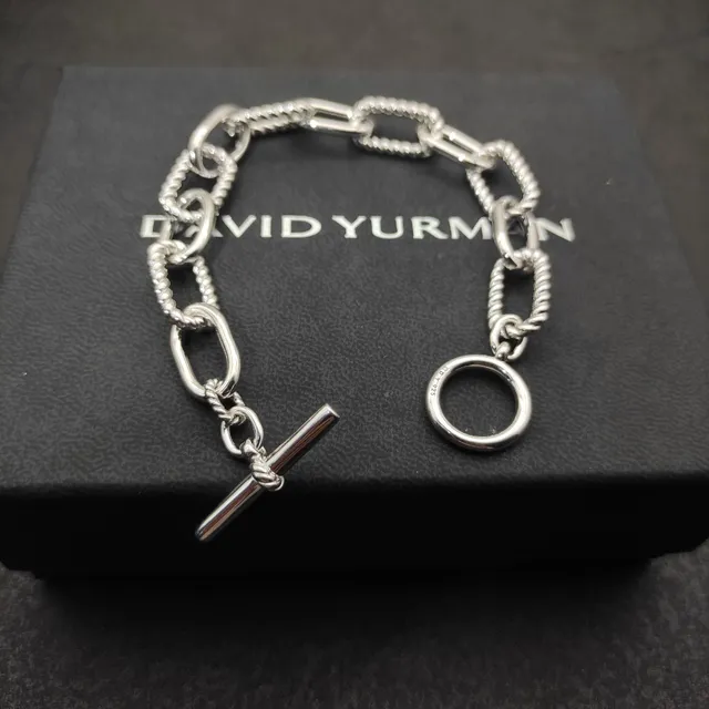Silver-Tone Rope-Link Toggle Clasp Bracelet 4