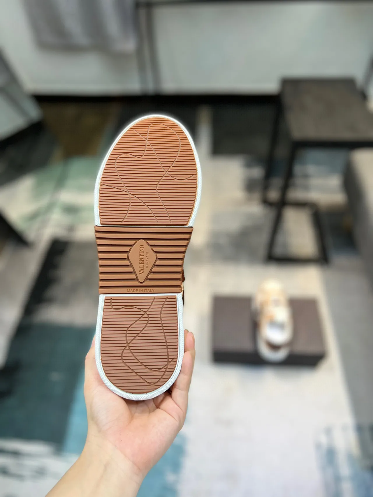 Tan and Brown Strap Detail Lifestyle Sneaker 9